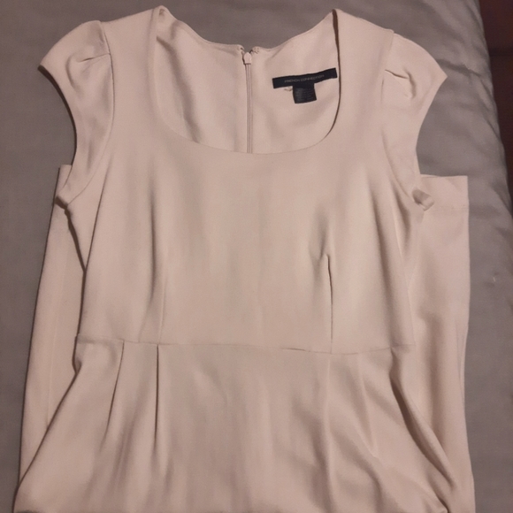 French Connection cream dress sz 4 - Picture 3 of 8
